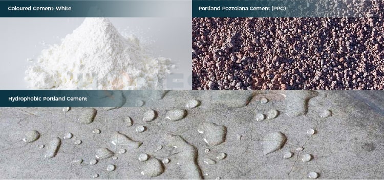 different types of cement