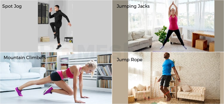 Different types of exercises