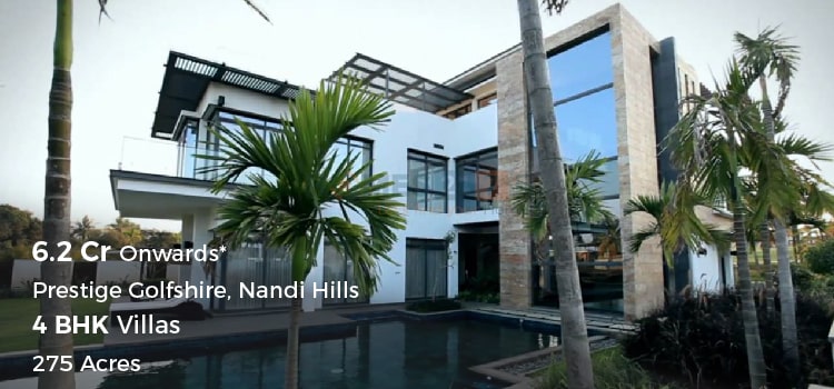 Prestige Golfshire Luxury Villas in Nandhi Hills